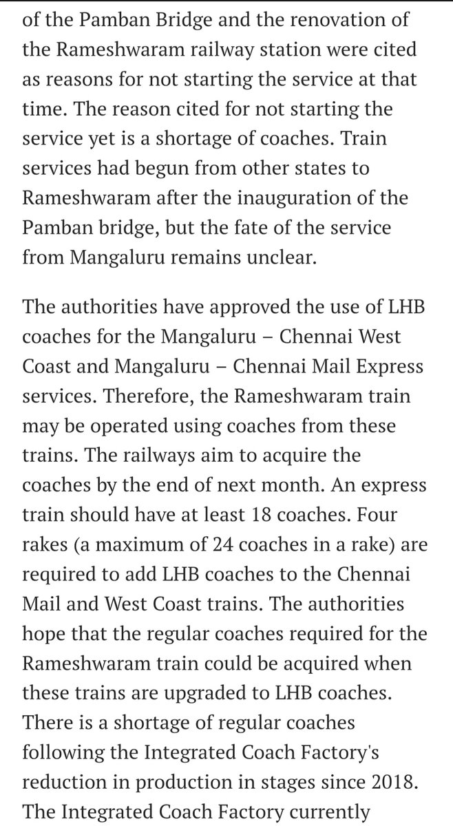 pollachitrain's tweet photo. Delay in commencing MAQ - RMM train is affecting thousands of passengers daily from #TamilNadu #Karnataka #Kerala #Mangaluru #Kozhikode #Palakkad #Pollachi #Palani #Rameswaram 
We kindly urge @RailMinIndia @AshwiniVaishnaw @GMSRailway @PMOIndia @RailwaySeva @COMSRly to act now. https://t.co/l3JI6nOf6S