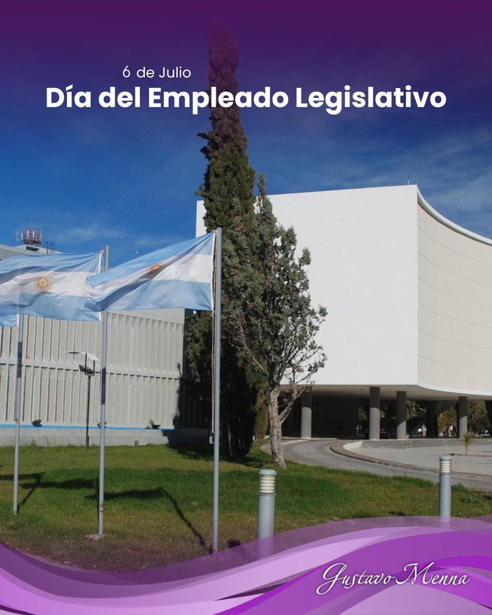gustamenna's tweet photo. Hoy saludamos con orgullo a quienes, con compromiso y vocación de servicio, sostienen día a día el funcionamiento de @LegisdelChubut .

Su labor  constante es parte fundamental del trabajo parlamentario, y un pilar clave para el fortalecimiento de la democracia.

¡Feliz día a los trabajadores legislativos!
