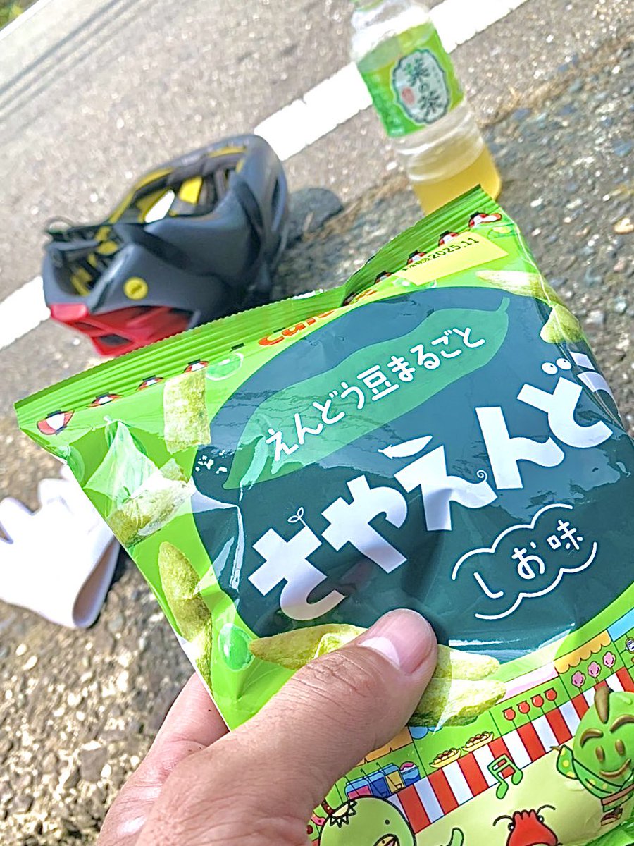 街道の休憩中に

差し入れをいただいた🫛
