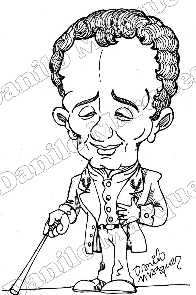 danilomarques1's tweet photo. Louis Braille https://t.co/meWw7GN6Zw