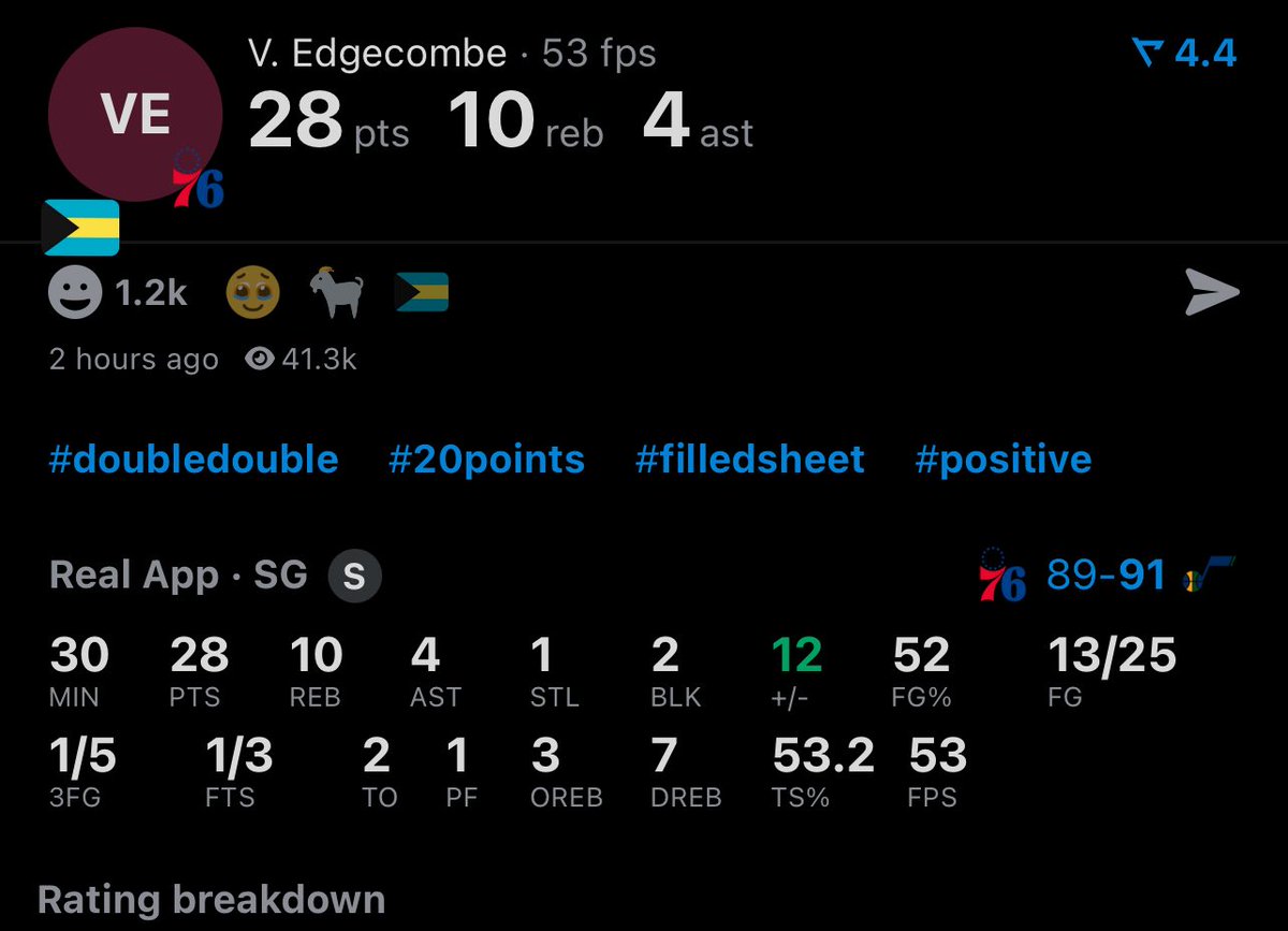 deucehesi's tweet image. meet vj “despite the loss” edgecombe