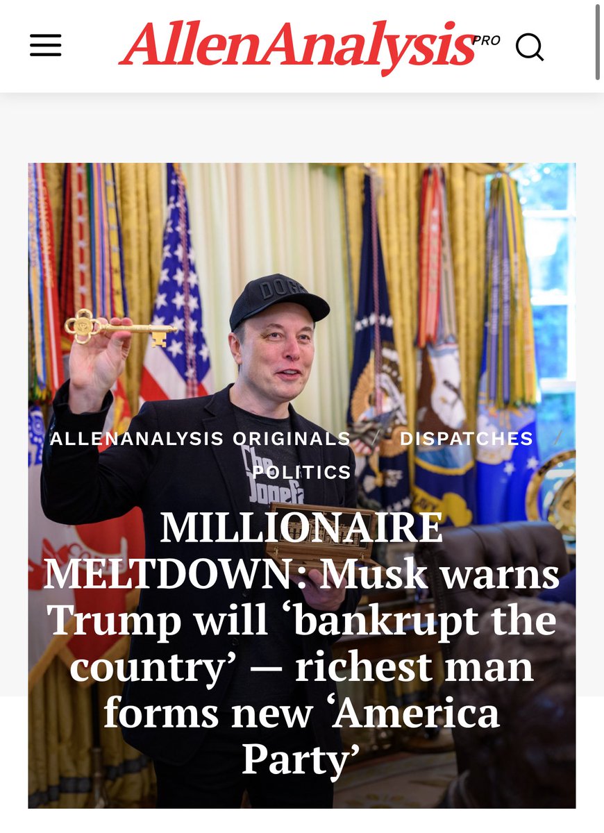 In a dramatic about-face, Musk reposted budget charts showing Trump’s “One Big Beautiful Bill” would explode the deficit from $2T to $2.5T annually.

His exact words?

“This will bankrupt the country.”
(Source: Reuters)