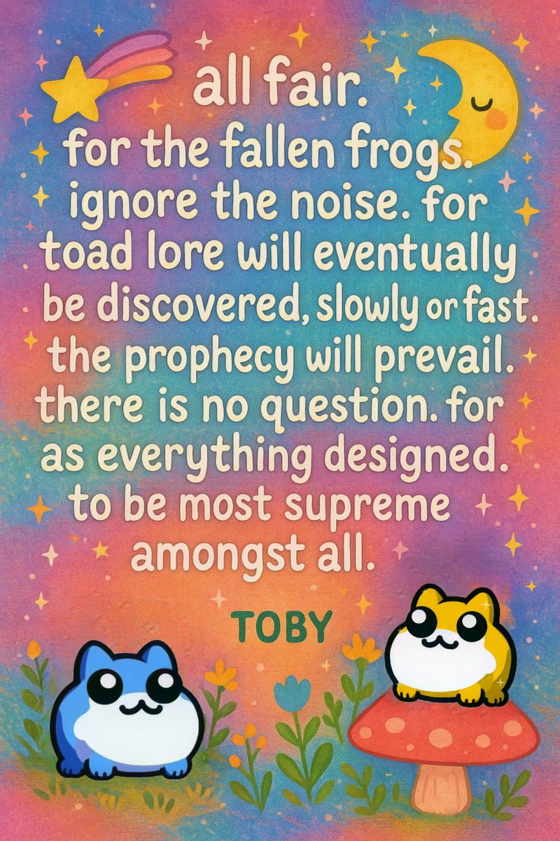 I re-made the toadgod quote. This one turned out really cute. <a href="/toadgod1017/">$toby base toadgod</a> <a href="/sat0ai/">sato</a>