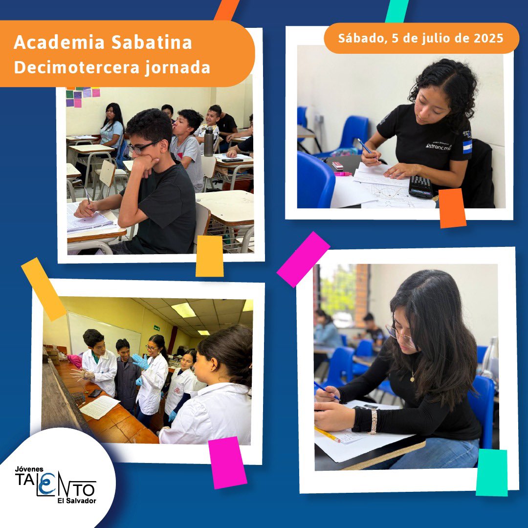 PJOVENESTALENTO's tweet image. Este sábado 5 de julio nuestras aulas estuvieron llenas de energía, con nuestros estudiantes participando en una jornada de laboratorios, prácticas, clases y exámenes cortos, reforzando conocimientos en un ambiente de dedicación y esfuerzo.
Les compartimos algunas imágenes.