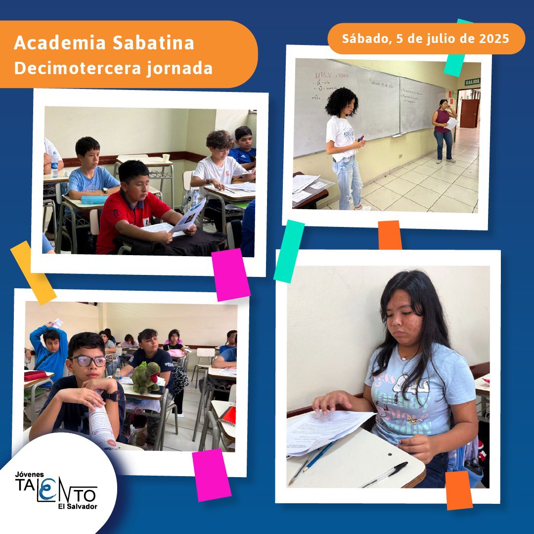 PJOVENESTALENTO's tweet image. Este sábado 5 de julio nuestras aulas estuvieron llenas de energía, con nuestros estudiantes participando en una jornada de laboratorios, prácticas, clases y exámenes cortos, reforzando conocimientos en un ambiente de dedicación y esfuerzo.
Les compartimos algunas imágenes.