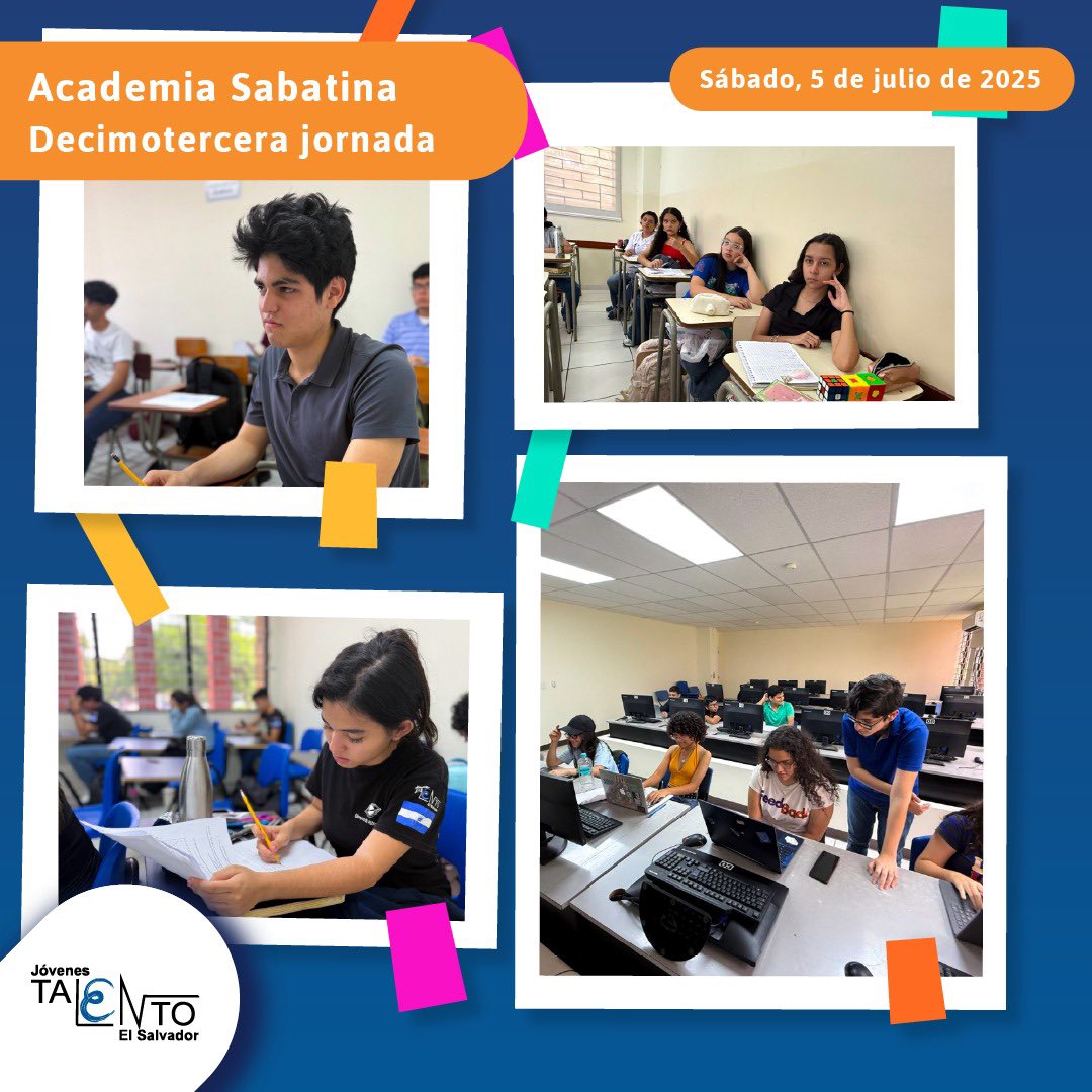 PJOVENESTALENTO's tweet image. Este sábado 5 de julio nuestras aulas estuvieron llenas de energía, con nuestros estudiantes participando en una jornada de laboratorios, prácticas, clases y exámenes cortos, reforzando conocimientos en un ambiente de dedicación y esfuerzo.
Les compartimos algunas imágenes.