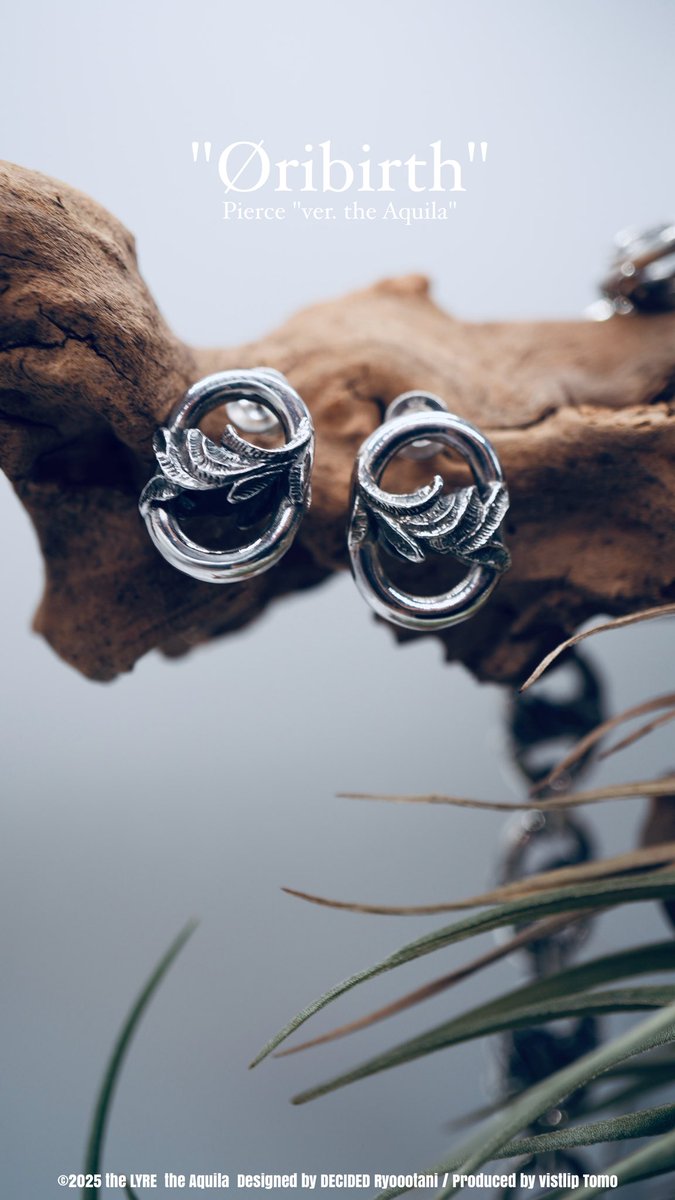 [ 新作紹介 ]

the LYRE 20250707 
New Collection "Øribirth"

Pierce "ver. the Aquila [ L ]"

<7/7より先行受注開始>

▶️商品詳細ページ
the-lyre.jp/store/orb-005/

#the_LYRE #オリバース #新作 #ピアス