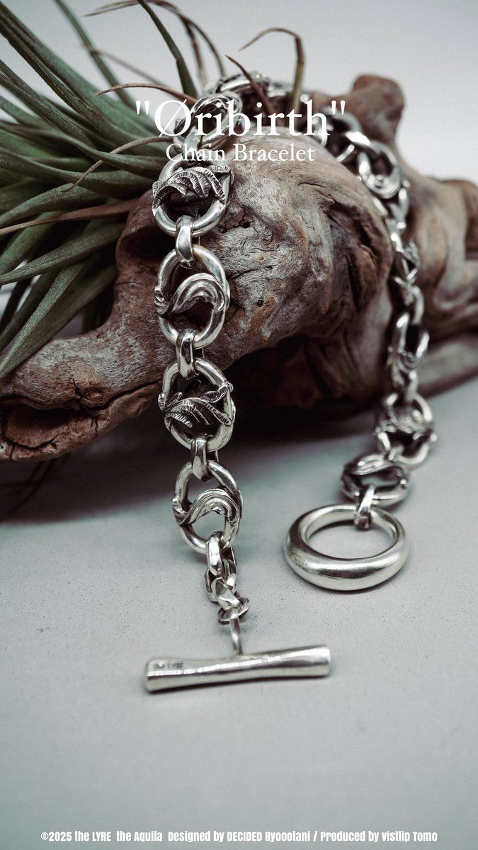 [ 新作紹介 ]

the LYRE 20250707 
New Collection "Øribirth"

Chain Bracelet [ 3SIZE ]

<7/7より先行受注開始>

▶️商品詳細ページ
the-lyre.jp/store/orb-002/

#the_LYRE #オリバース #新作 #ブレスレット