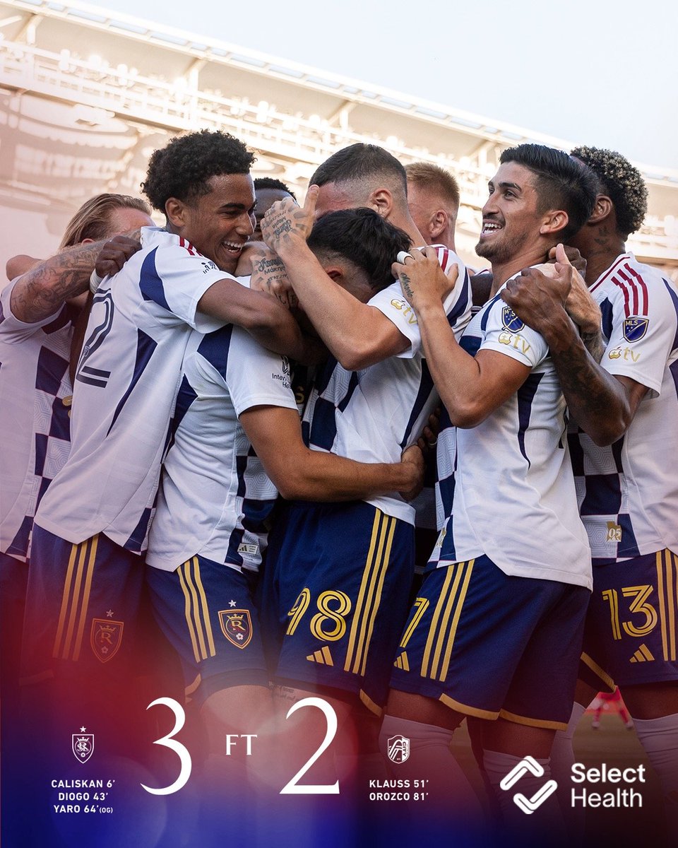 Celebrating the 3 day weekend with 3 points 

#RSLvSTL | <a href="/Intermountain/">Intermountain Health</a>