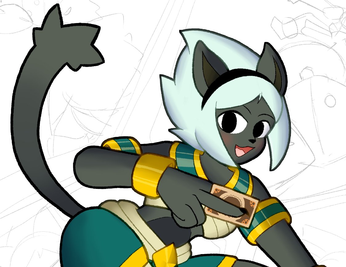 Dondondora's tweet image. I need to get back into the swing of drawing!!!! I still have to finish drawing my Ecaflip...