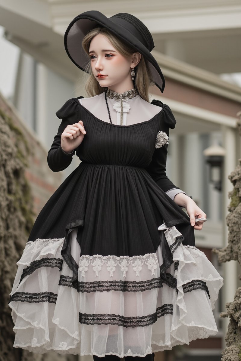 noble1799's tweet photo. “Gothic, Graceful, and Unapologetically Hers.”
She wears black like a second skin—velvet shadows and lace rebellion.
Chu Lin steps into the dark, and the spotlight follows.
→ Full set now on FB https://t.co/Z3qCQMDEjz
#SHEdoll #Lolita #ChuLin #AlternativeElegance #RayLinCreative https://t.co/5ugoM5lREx