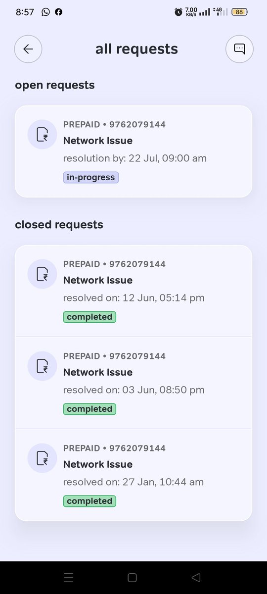 devendrapatil80's tweet image. आदरणीय @TRAI आणि @airtelindia,@Airtel_Presence गेल्या ३ महिन्यांपासून एअरटेलचे नेटवर्क व्यवस्थित चालत नाहीये. वारंवार तक्रार करूनही कोणतीही कारवाई झालेली नाही. कृपया या समस्येवर त्वरित लक्ष द्या. #Airtel #TRAI #NetworkIssue