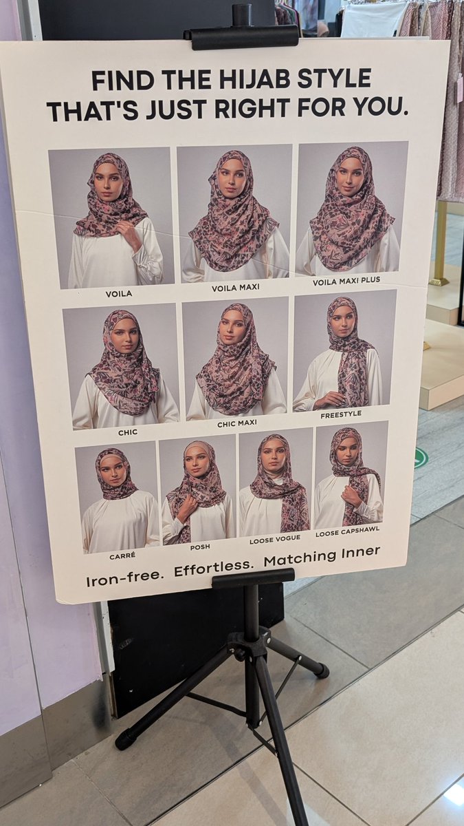 merupo's tweet image. マレーシア、イスラム国家だけあってヒジャブのオシャレな巻き方とか教示されてて凄い