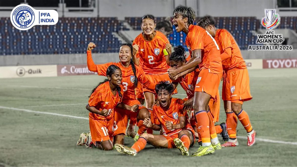 Back in Asia after 23 years . Congratulations to our women’s team. #pfaindia
