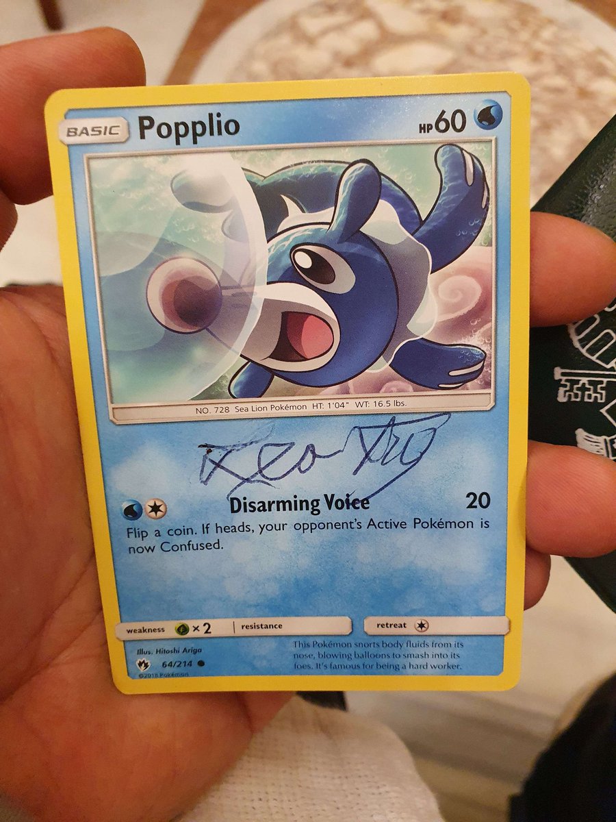 Pope Leo XIV signed a Pokémon card