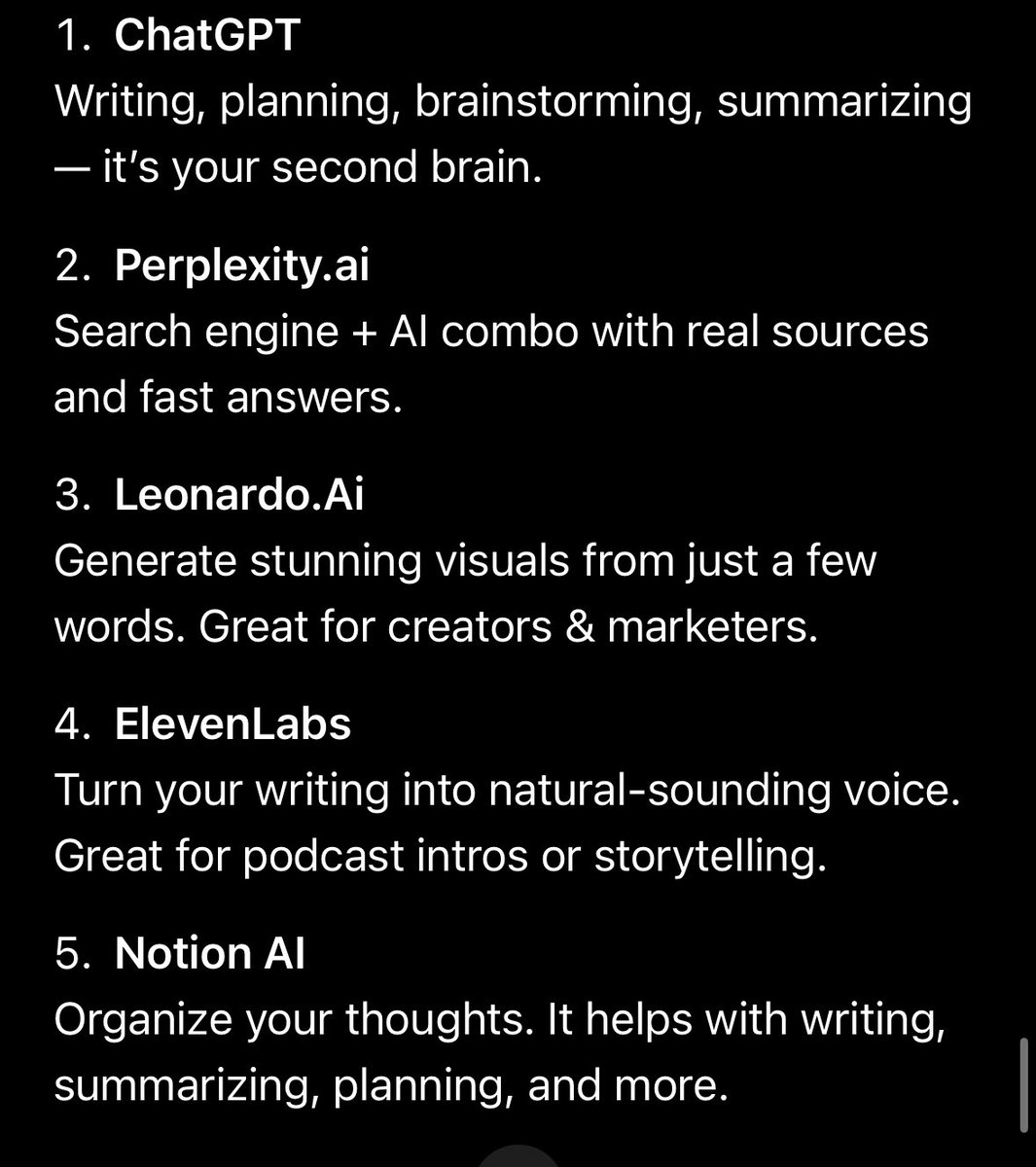 WithAICompass's tweet photo. Here are 5 powerful AI tools I recommend for beginners 👇 https://t.co/HUPJ3kLmIi