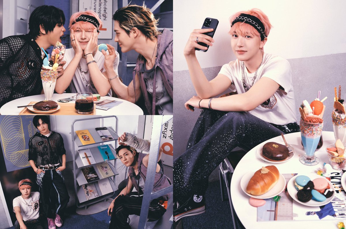 Refjun's tweet image. “Status: 𝖳𝗁𝖾 𝟢𝟢 𝖢𝗅𝗎𝖻 is currently in present!” % Fueling ourselves with sweet treats as we’re making sure this time travel adventure is as sweetest as it can be. Next stop is unknown, but definitely delicious!