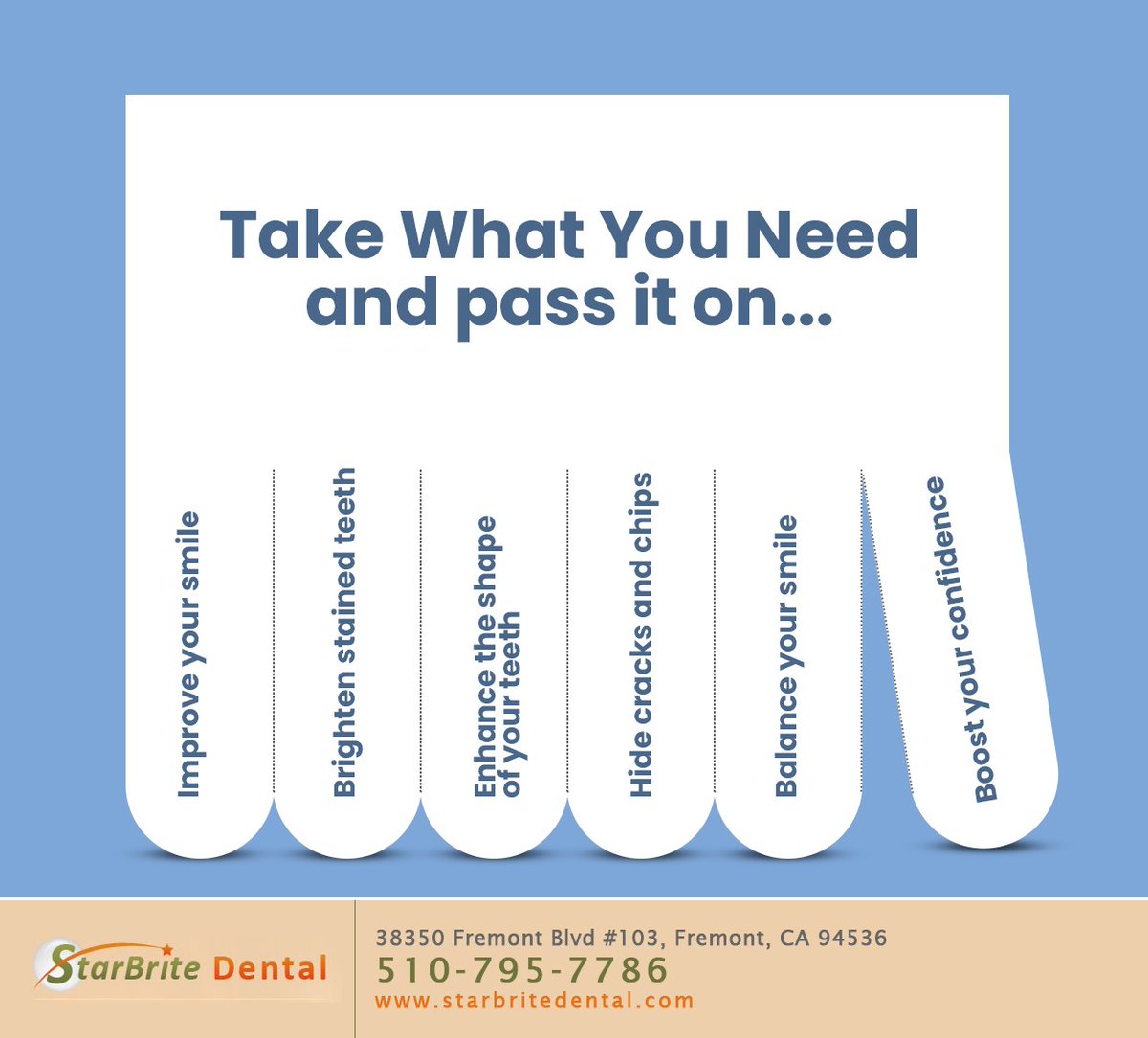 What would you choose? The good news is we can help you achieve your smile goals. Schedule a consultation at starbritedental.com and get closer to your dream smile. #cosmeticdentistry #smile #fremont #CA #starbritedental