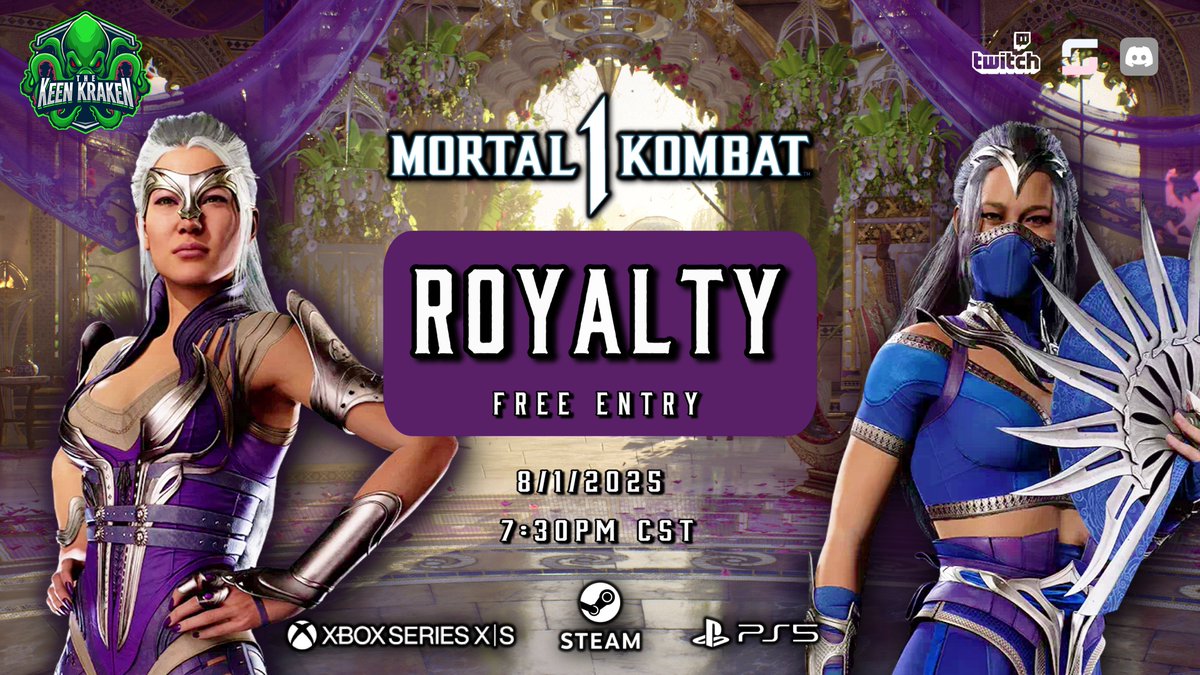 Commentator Applications are now available for the "Royalty" Tournament!!

Royalty Commentator Application: forms.gle/8E8ukJnbQvr15y…
#FGC #Commentator #TKK
