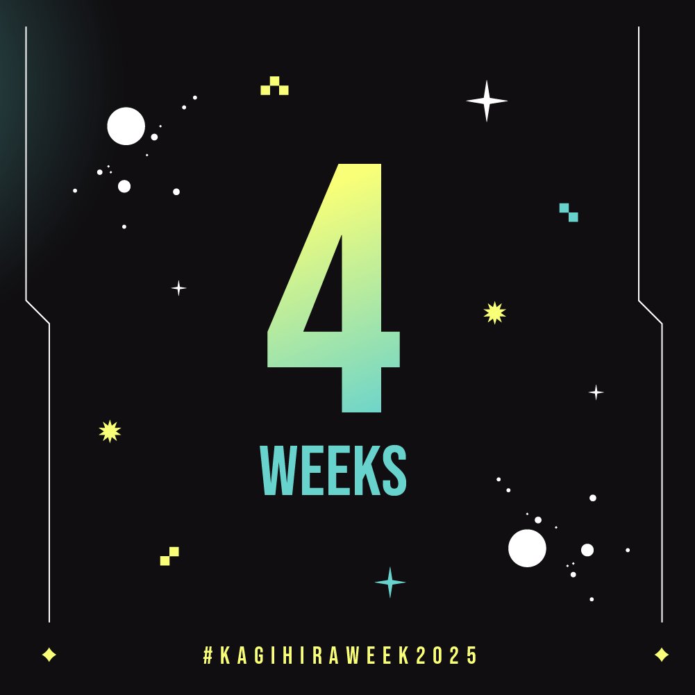 KghrWeek's tweet image. One month! #KagihiraWeek2025