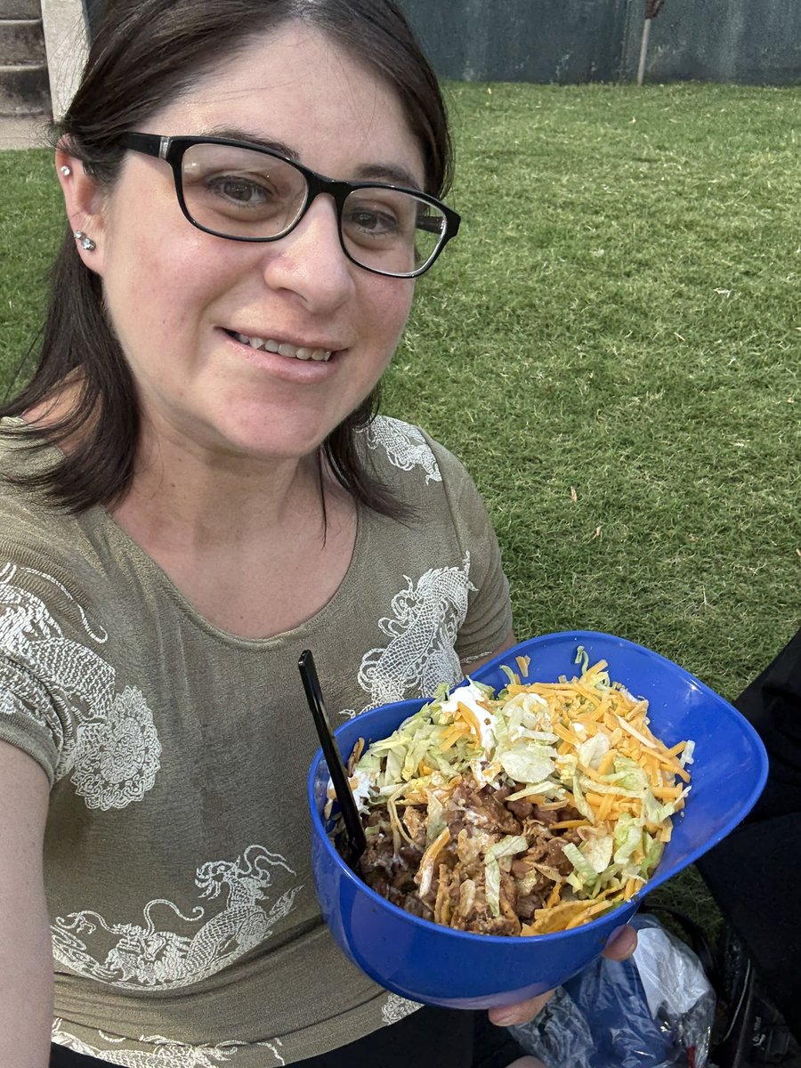 SUPER NACHOS!! At 89ers night!! First ever night baseball game ⚾️🏟️ and it was a blast!!
