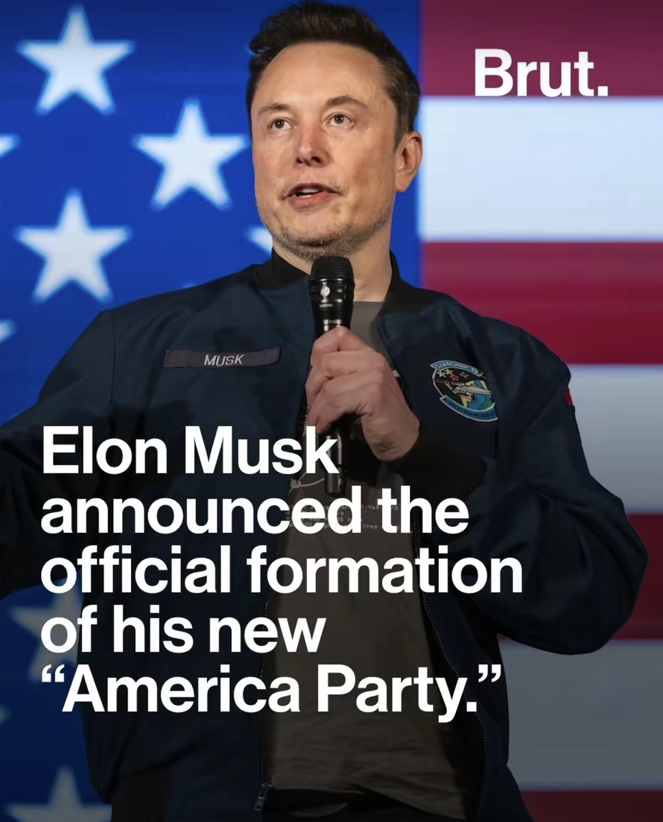 Christopher Webb (@cwebbonline) on Twitter photo What do you think of Elon Musk’s political party, the American Party, that he claims to be starting? What do you think of Elon Musk’s political party, the American Party, that he claims to be starting?