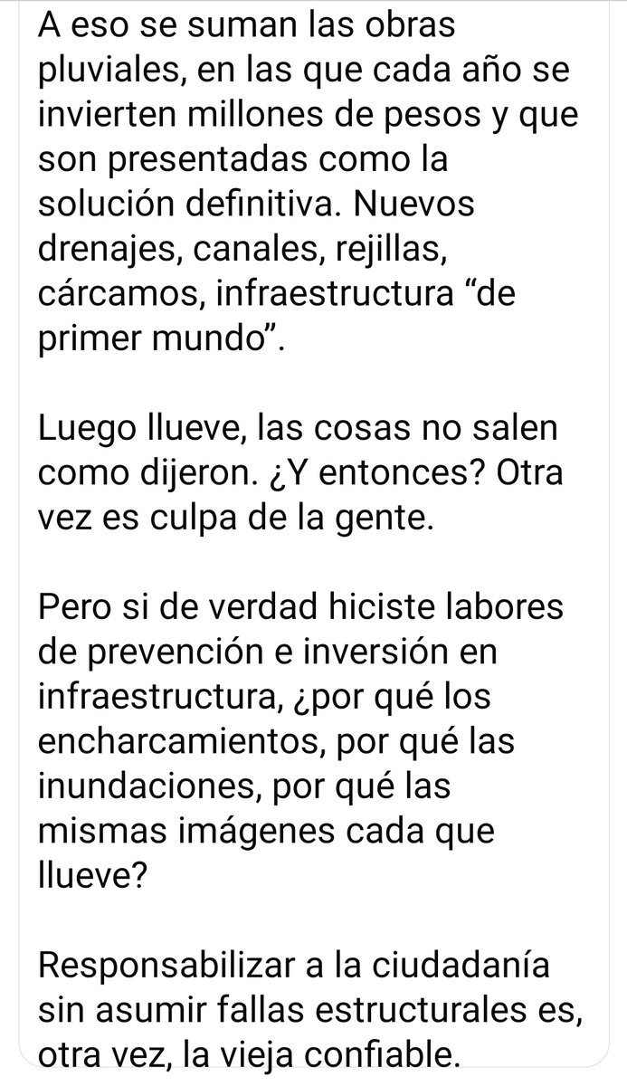En #CosasDelFeis 

Suscribo de principio a fin

Para tod@s l@s geni@s qué salieron a decir 
#FueLaBasura 😏