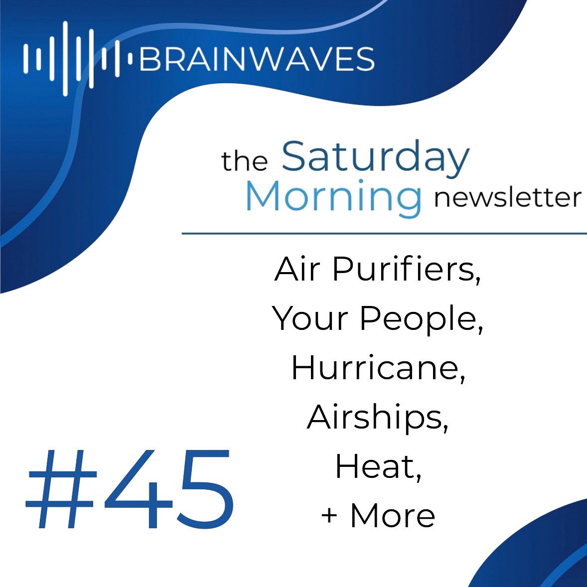 brainwavesdotme's tweet image. Hello everybody! The Saturday Morning Newsletter #45 is live! This week: Air Purifiers, Community, Hurricanes, Airships, Heat &amp;amp; more. Tap the link in our bio to read! 🔥🌀💨

#AirPurifiers #HurricaneSeason #CleanAirMatters #UrbanHeat #ClimateResilience #AdaptAndThrive #News