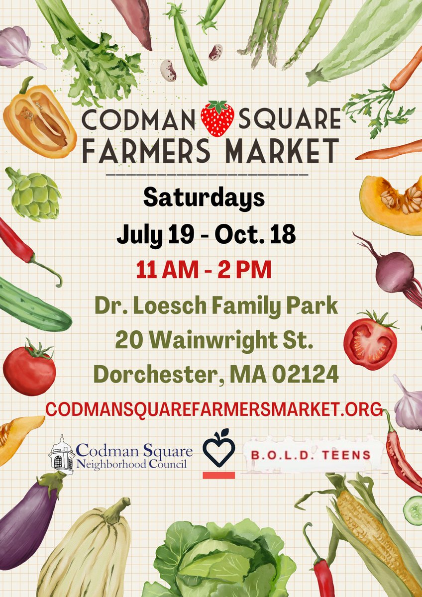 Codman Square Farmers Market tweet media