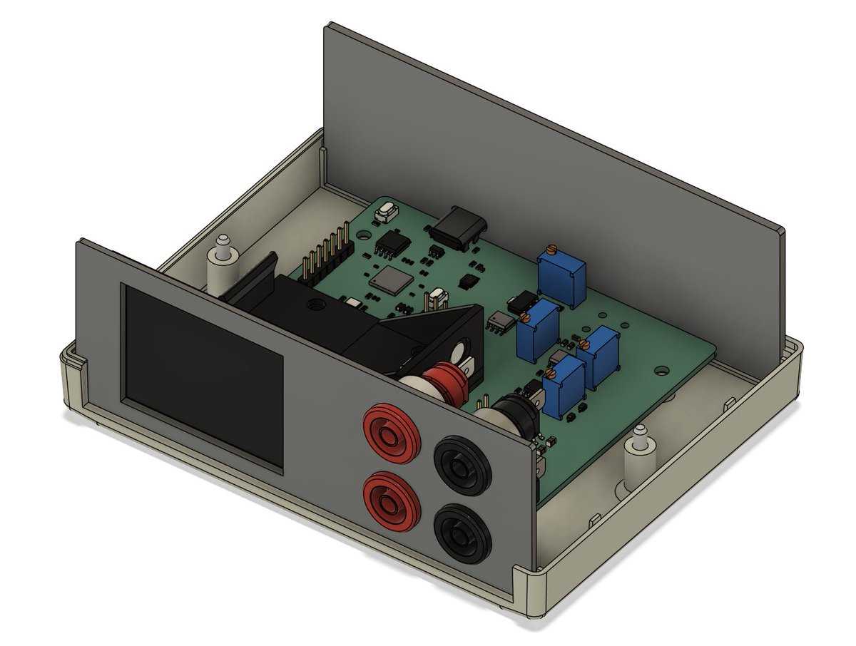 embedded_emu's tweet image. Milli-Ohm Meter:
The goal of this project was to complete it over the weekend and become familiar with the RP2040 MCU. The meter is designed to measure resistances below 2 ohms using a 4-wire Kelvin connection. Measurements are displayed on a 2-inch TFT display.