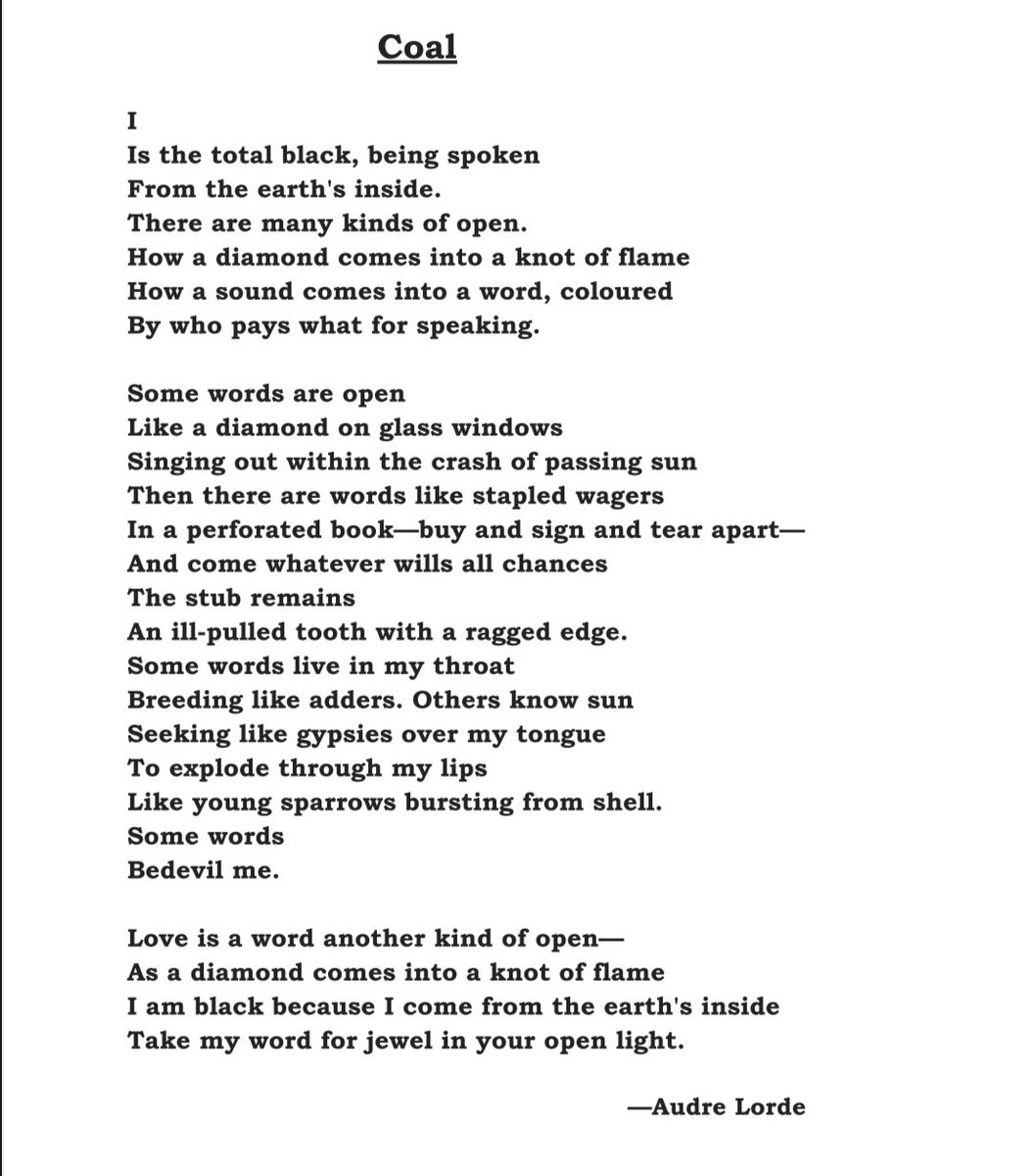 O. (@othuke__umukoro) on Twitter photo —Audre Lorde —Audre Lorde