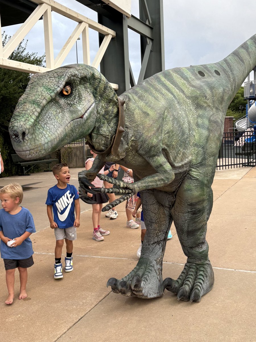Found a Raptor at the Baseball game!! ⚾️ Clever Girl 😜