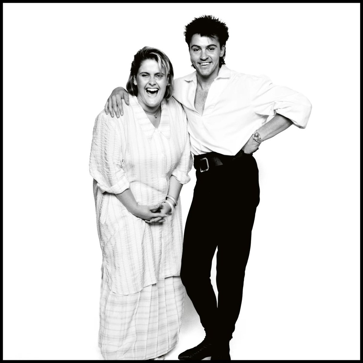I love this photo of <a href="/AlisonMoyet/">Alison Moyet</a> and me taken by David Bailey at #LiveAid in 1985 - such a great memory. 

Remember to tune in tonight on BBC2 and iPlayer at 9pm to watch Live Aid at 40.