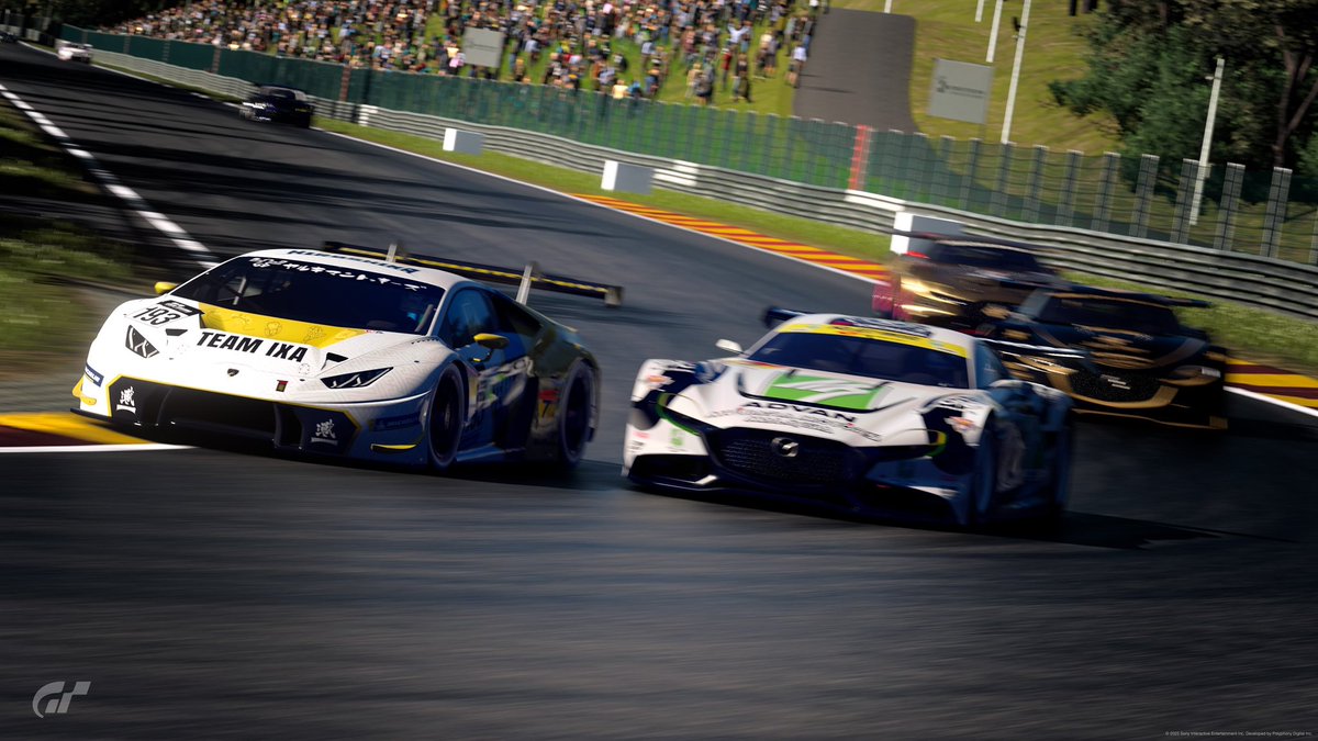 REDEE GAMING ONLINE CUP Aクラス Aグループ
予選4位→決勝5位
予選は満足いくタイムが出たにも関わらず4位スタートは悪い意味で驚きました。決勝の中盤には燃料を使い一時は2位に上がりましたが、ピットで逆転されてしまい5位でレースを終えてしまいました。
#REDEEGaming #GT7 #iXAWIN #ｼ戦WIN