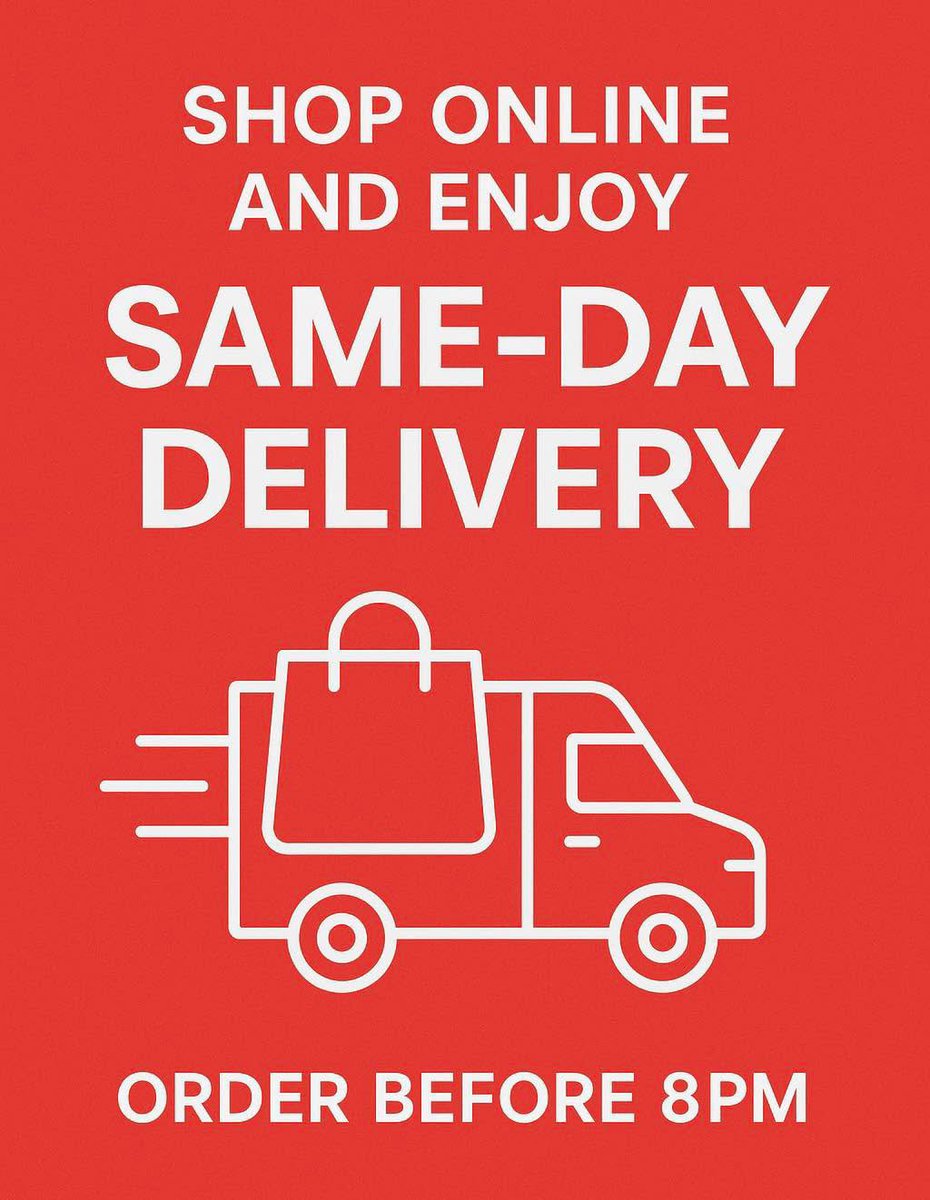 🚚 Need it fast?
Shop online at Switch and enjoy Same-Day Delivery — straight to your doorstep!

🕗 Just order before 8PM to get it today.
T&amp;Cs apply.

📦 Fast. Easy. 
🚘 shop.switch.com.my