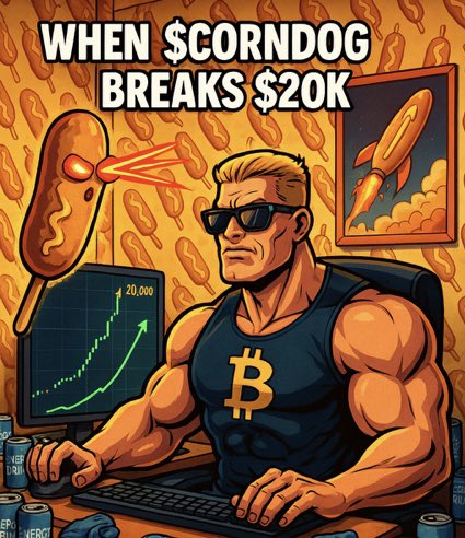CORNDOGDIGIPOG's tweet photo. It’s #MemeCoinSeason !! Life savings? Gone. Dignity? Questionable. But $CORNDOG? UP ONLY. I don't need therapy. I need more meme coins. 🌽🌭🚀 - 💸💸💸
#SausageRocket #CryptoTherapy #DegenDeluxe #HODLTheMeat #MeatMissileToMars #CornDogMillionaire #DigiPogDreams https://t.co/GnzEB6CfIF