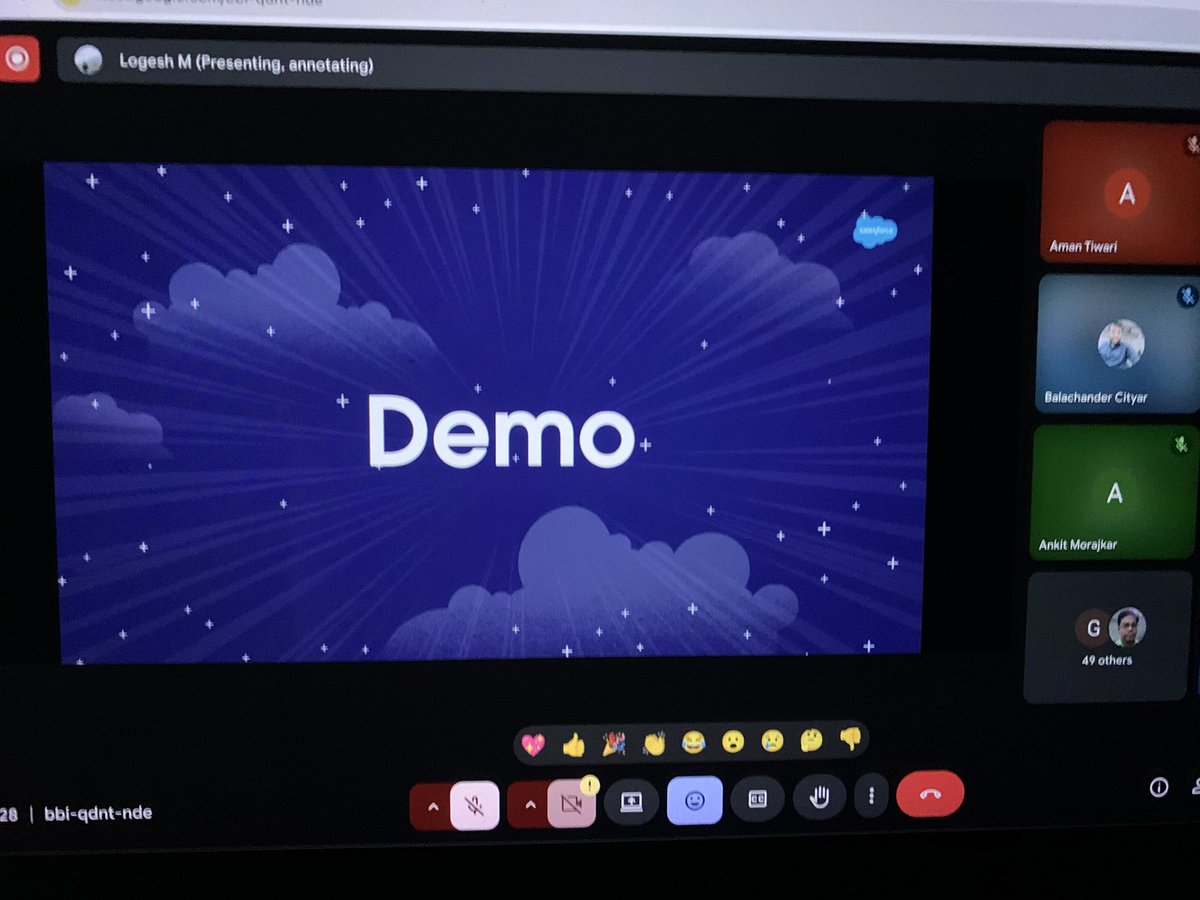 sfmcmumbai's tweet photo. It’s demo time at #AIMforAgentforce! 🚀
Get ready to see Agentforce in action—live, hands-on, and full of surprises.
Don’t blink, you might miss the magic!
#SFMCMumbai #SalesforceCommunity #Agentforce https://t.co/UO1rf3JuqT
