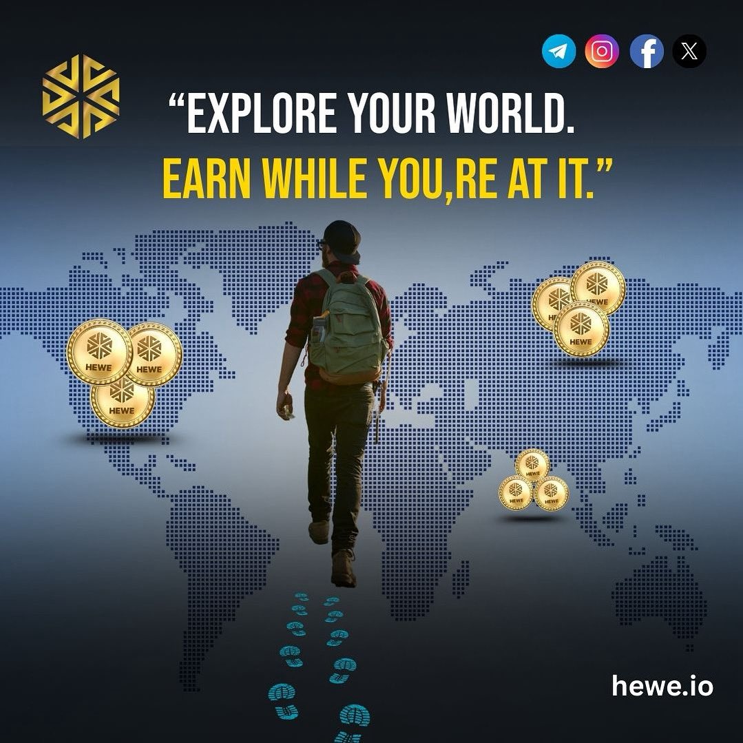 heweofficial's tweet photo. 🌍 Chase horizons, not just goals.
Every step you take across the world could be adding to your wallet.
HeWe Club lets you explore, move, and earn, no matter where your journey takes you.
📲 Walk global. Earn local.
#HeWeClub #WalkToEarn #GlobalSteps #MoveWithPurpose #HeXPAnywhere #TravelAndEarn