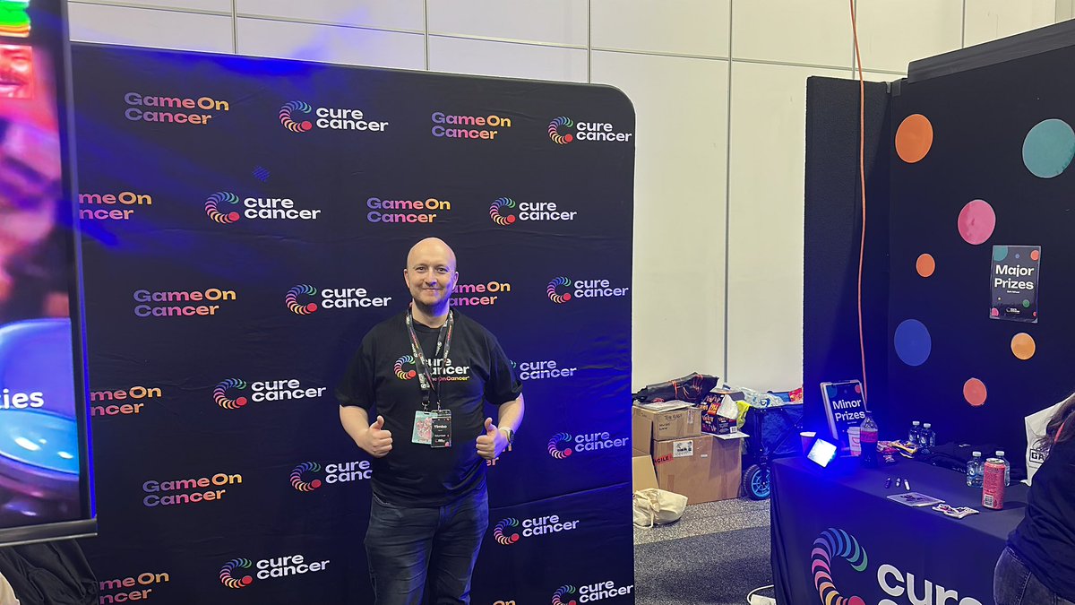 Norbitts's tweet image. Rocking the @GameOn_Cancer booth until stream!!!!

Timbo ready to help out!!!