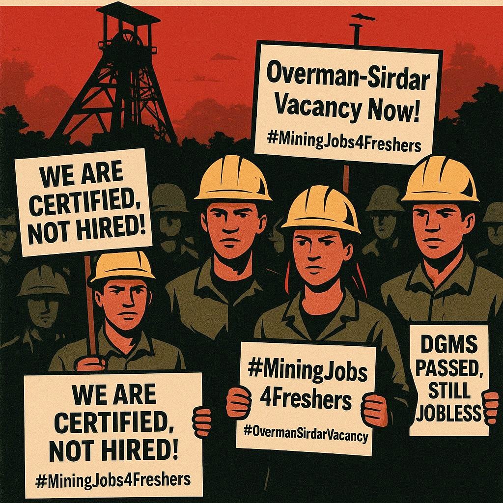 devduttkumar093's tweet photo. #MiningJobs4Freshers #OvermanSirdarVacancy
@PMOIndia 
@narendramodi 
@kishanreddybjp 
@RealPMPrasad1 https://t.co/NaFldQeGXO