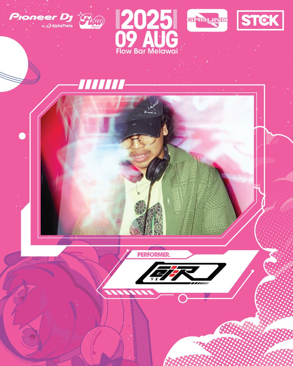 stacknation_id's tweet photo. A rising star from Jogja with his signature weeb bass house and trap performance, ei:R, will be joining our stage in August!
This also marks his first debut in Jakarta!
More exciting news to come!
#ground0 https://t.co/Gfa9IqhGjk