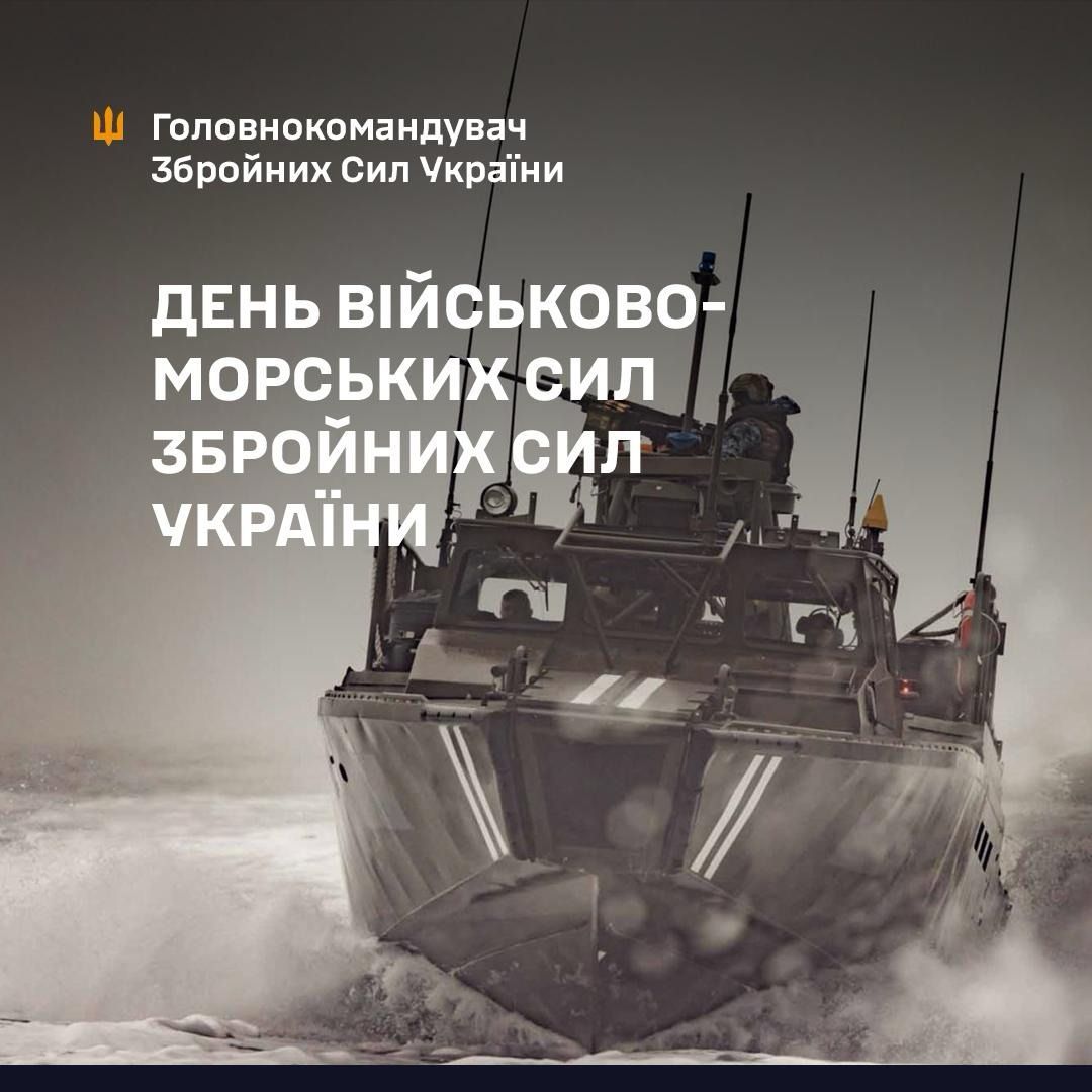 CinC_AFU's tweet image. Шановні воїни – захисники українського моря!
Вітаю вас із Днем Військово-Морських Сил Збройних Сил України!
facebook.com/share/p/15sVXB…