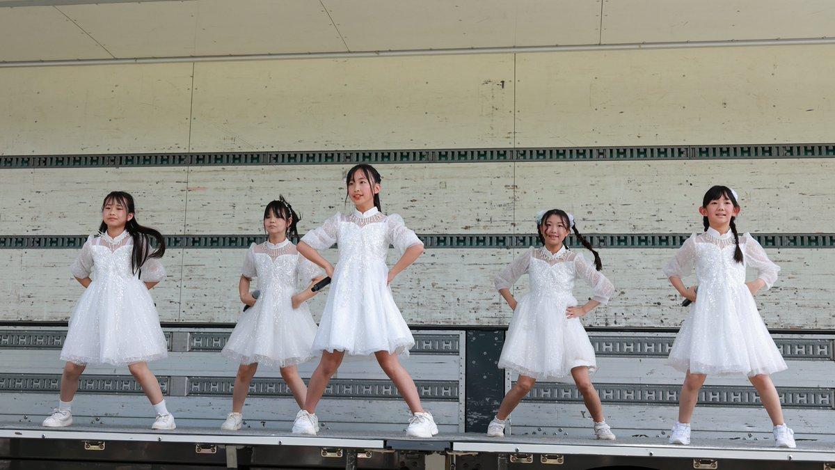 HAMKATSU9's tweet image. 20250705支笏湖チップまつり。Angel sister。結構長いパフォーマンスでした。いつのまにか、みんな成長してますね😀#アクターズスタジオ北海道本部 #Angelsister #支笏湖