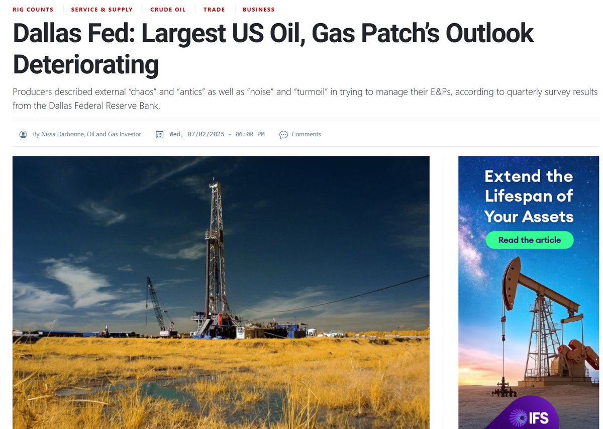 $BRK Brookside Energy - Strong strategic positioning amid market caution. 
🔹 Activity index drops to -12.5. 
Value creation remains our focus. 
go.relait.co/5y3ruyax #OilAndGas #BrooksideEnergy