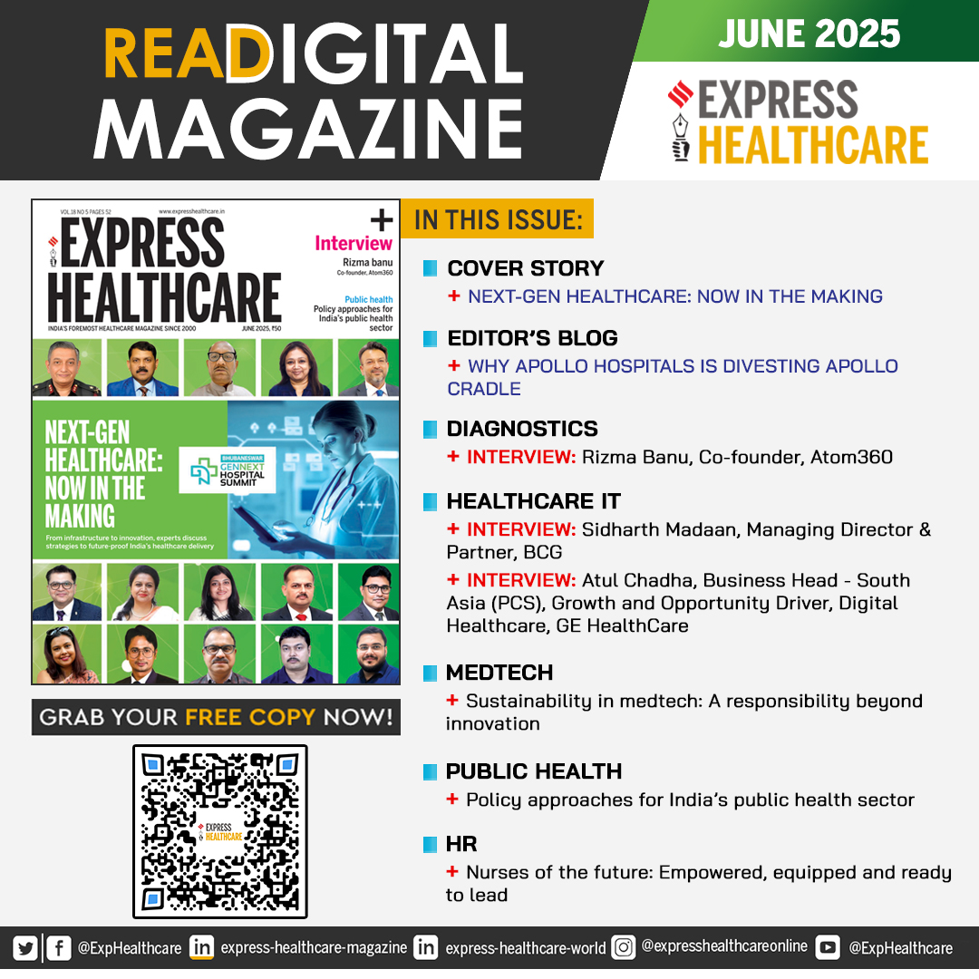 Express Healthcare (@exphealthcare) on Twitter photo #DigitalIssue of #ExpressHealthcare June 2025 ~ Next-Gen Healthcare: Now In The Making, is out now and available online at bit.ly/4l5C4rZ
Grab your FREE copy of #DigitalMagazine now!
<a href="/Viveka_Roy/">Viveka Roychowdhury</a> <a href="/LNair23/">Lakshmipriya Nair</a> <a href="/rbhatkal/">Rajesh Bhatkal</a> <a href="/ashishrampure/">ASHISH RAMPURE</a> <a href="/Kalsomekals/">Kalyani Sharma</a> #DigitalIssue of #ExpressHealthcare June 2025 ~ Next-Gen Healthcare: Now In The Making, is out now and available online at bit.ly/4l5C4rZ
Grab your FREE copy of #DigitalMagazine now!
<a href="/Viveka_Roy/">Viveka Roychowdhury</a> <a href="/LNair23/">Lakshmipriya Nair</a> <a href="/rbhatkal/">Rajesh Bhatkal</a> <a href="/ashishrampure/">ASHISH RAMPURE</a> <a href="/Kalsomekals/">Kalyani Sharma</a>