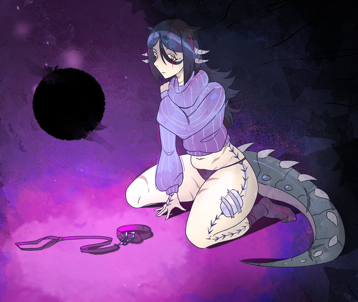 artfight attack on @piopuyo.bsky.social !!!!! get BLASTED DUDE

#artfight #artfight2025 #piopuyo #gloomvei #digitalart