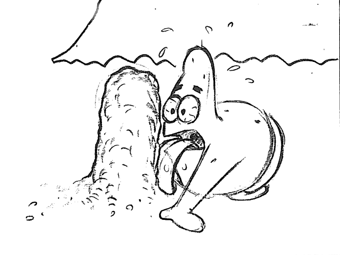 A drawing from the episode "I'm With Stupid."