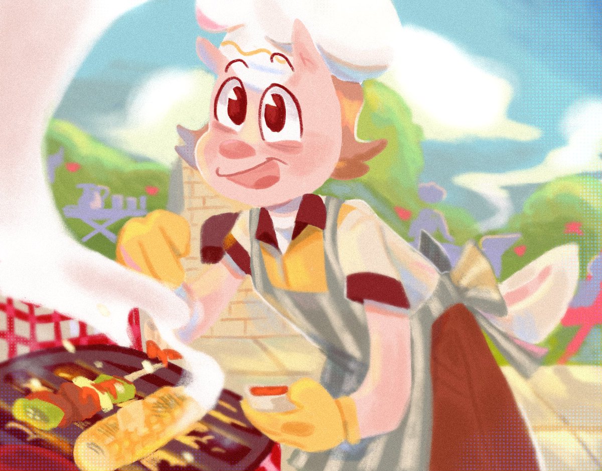 #BBQParty_MPCss5 | โซนย่าง Well done | โรลเปิด |

ผ่านรั้วสีขาวและสนามหญ้าตัดเนี๊ยบ สวนอันเงียบเหงาพลันมีชีวิตชีวาขึ้นอีกครั้งในบ่ายวันอาทิตย์แสนสดใส ด้วยกลิ่นควันหอมอ่อนๆของถ่านไม้และเสียงหัวเราะรื่นเริงของเหล่าแขกทุกเพศวัย

"ว่าแต่เจ้าภาพของงานนี้อยู่ไหนเสียล่ะ?"

+