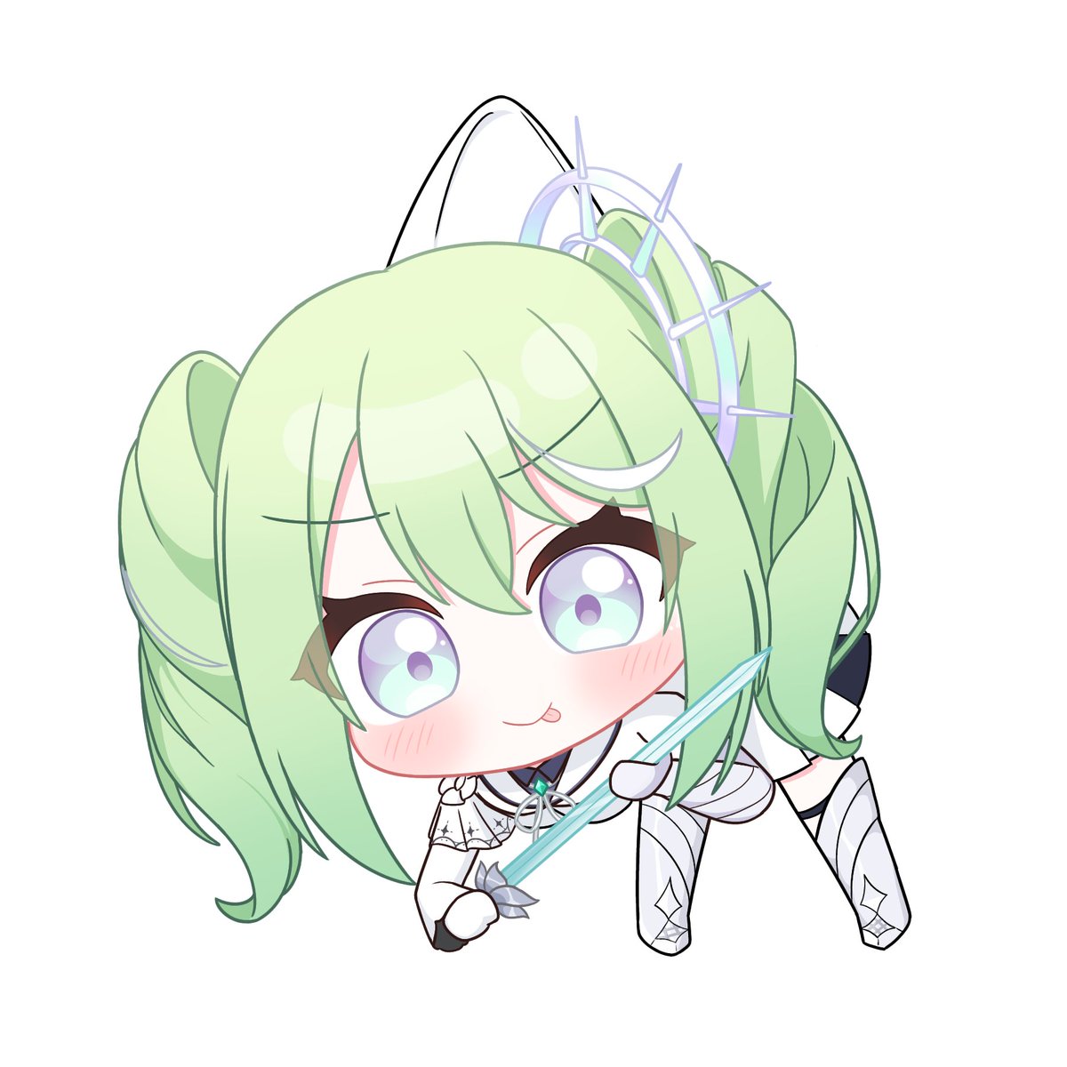 #riko_art
대롱대롱 리코