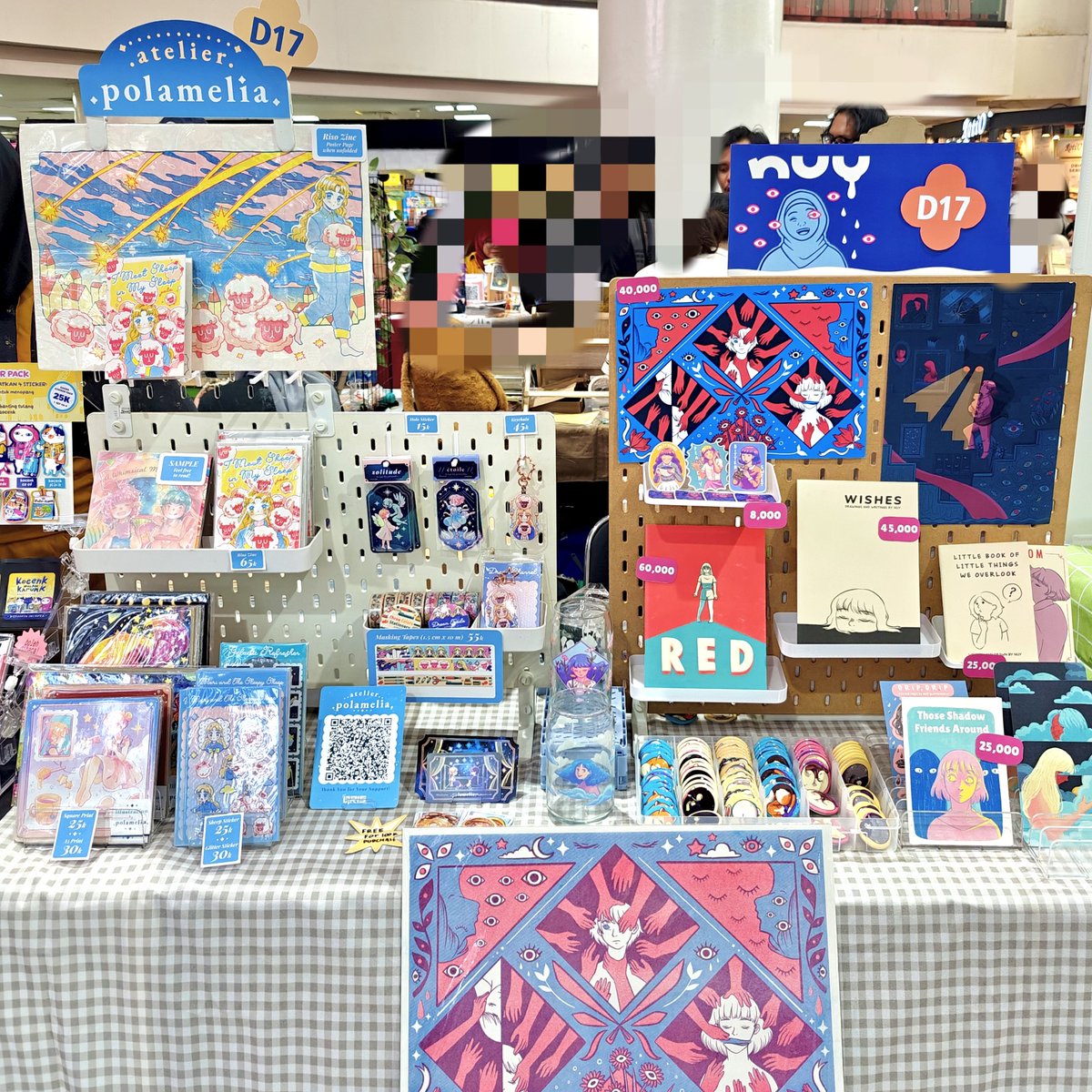 pola | CFXX (@polamelia) on Twitter photo Day 2 at #peskom!! This time together with <a href="/nuydoodles/">nuy | PESKOM July 5-6th (D17) & BungaZineFest</a>'s display 😚😚😚 Day 2 at #peskom!! This time together with <a href="/nuydoodles/">nuy | PESKOM July 5-6th (D17) & BungaZineFest</a>'s display 😚😚😚